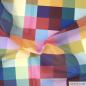 Preview: Polyesterstoff Fabric Multicolor Karomuster